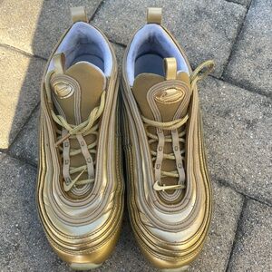 Nike Metallic Gold Air Max Sneakers